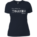 T-Shirts Midnight Navy / X-Small Tolkien About Women's Premium T-Shirt