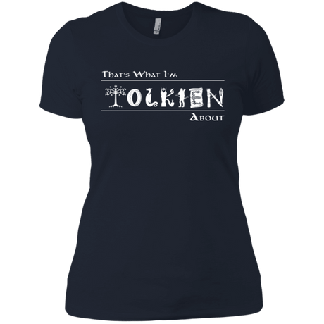 T-Shirts Midnight Navy / X-Small Tolkien About Women's Premium T-Shirt