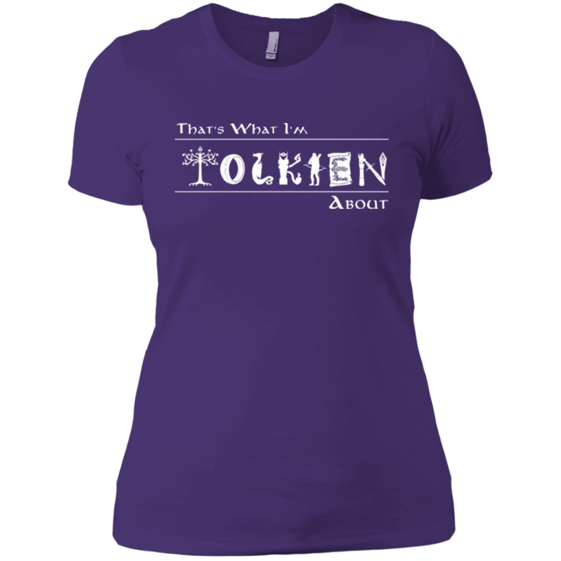 T-Shirts Purple / X-Small Tolkien About Women's Premium T-Shirt