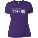 T-Shirts Purple / X-Small Tolkien About Women's Premium T-Shirt