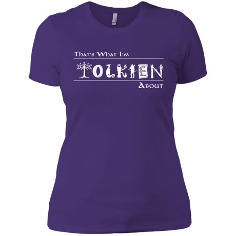 T-Shirts Purple / X-Small Tolkien About Women's Premium T-Shirt