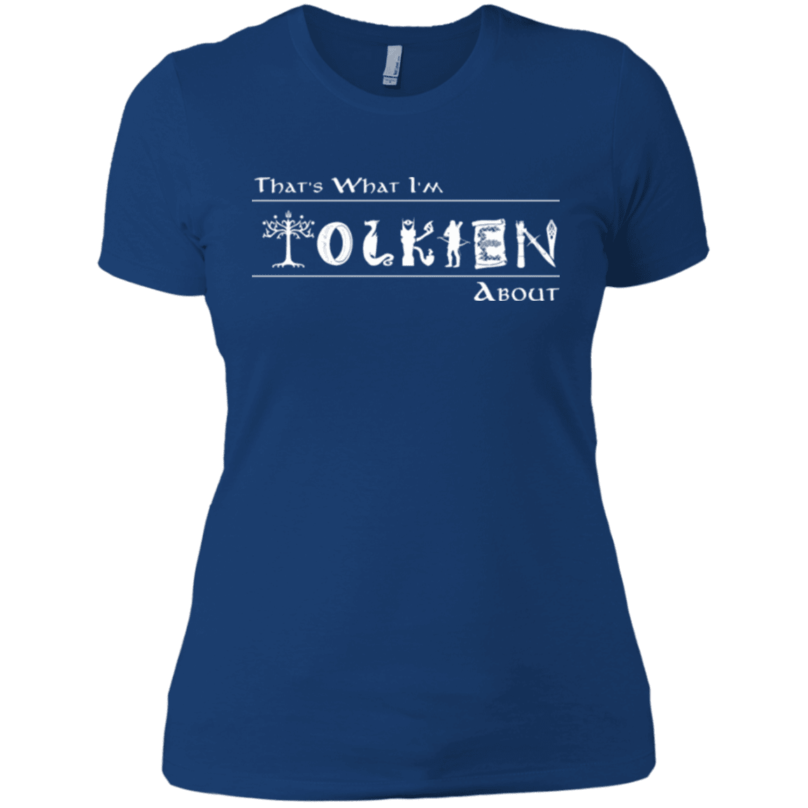 T-Shirts Royal / X-Small Tolkien About Women's Premium T-Shirt