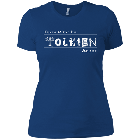 T-Shirts Royal / X-Small Tolkien About Women's Premium T-Shirt
