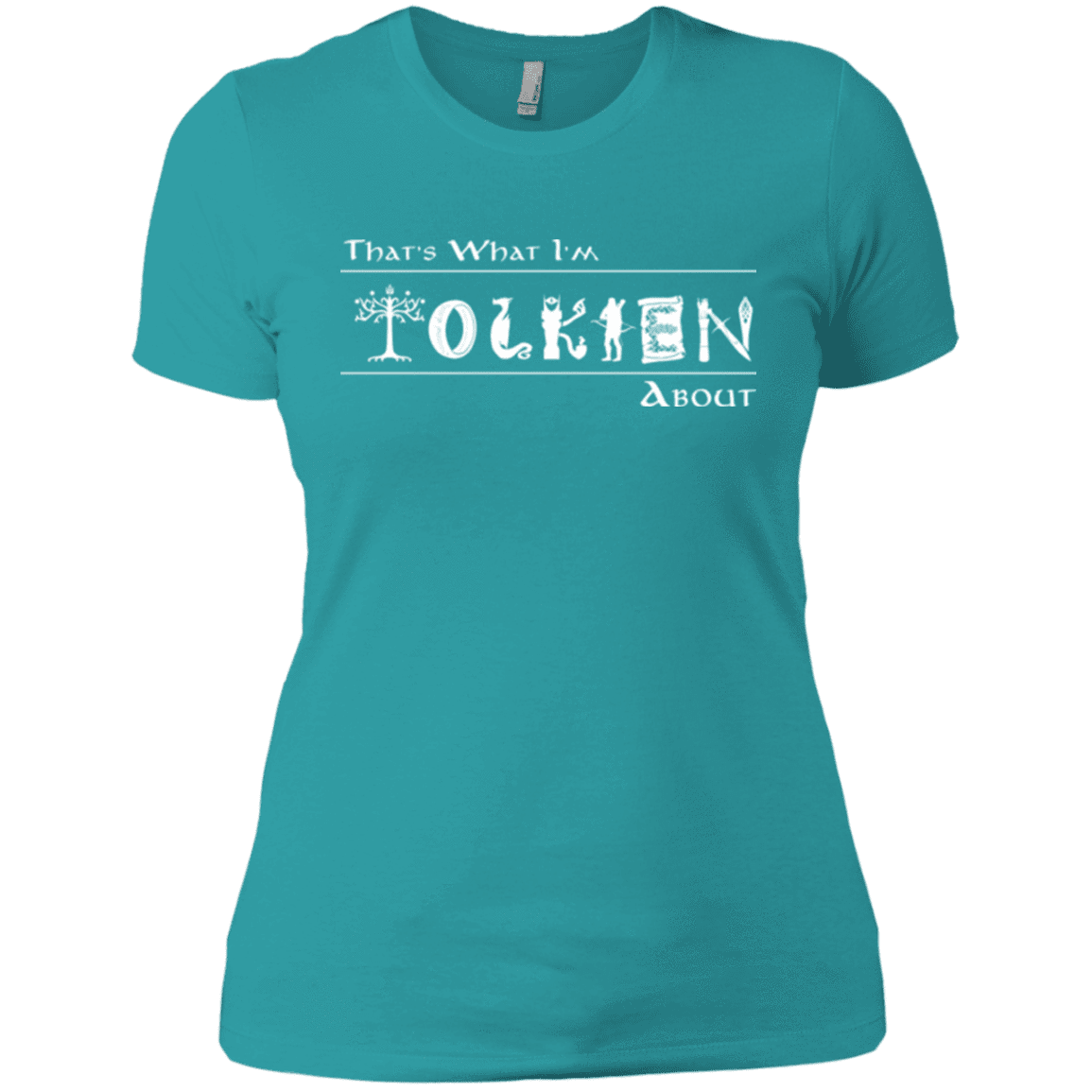 T-Shirts Tahiti Blue / X-Small Tolkien About Women's Premium T-Shirt