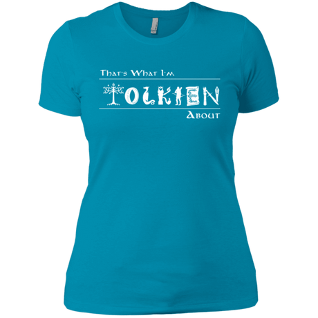 T-Shirts Turquoise / X-Small Tolkien About Women's Premium T-Shirt