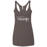 T-Shirts Macchiato / X-Small Tolkien About Women's Triblend Racerback Tank