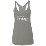 T-Shirts Venetian Grey / X-Small Tolkien About Women's Triblend Racerback Tank
