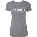 T-Shirts Premium Heather / Small Tolkien About Women's Triblend T-Shirt