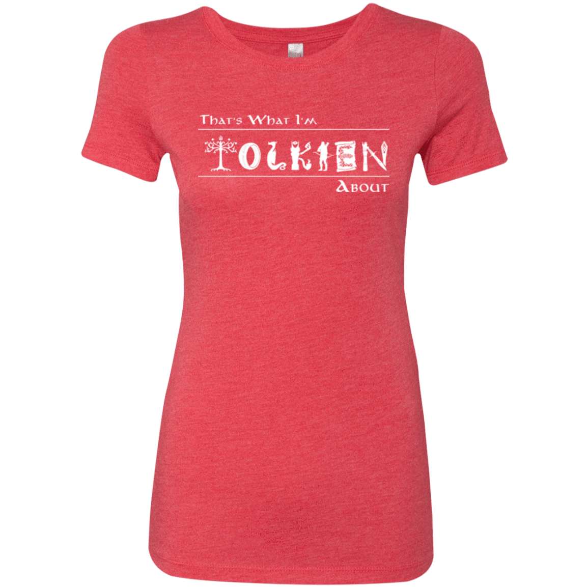 T-Shirts Vintage Red / Small Tolkien About Women's Triblend T-Shirt