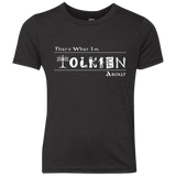 T-Shirts Vintage Black / YXS Tolkien About Youth Triblend T-Shirt