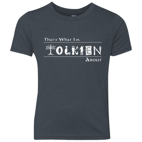 T-Shirts Vintage Navy / YXS Tolkien About Youth Triblend T-Shirt