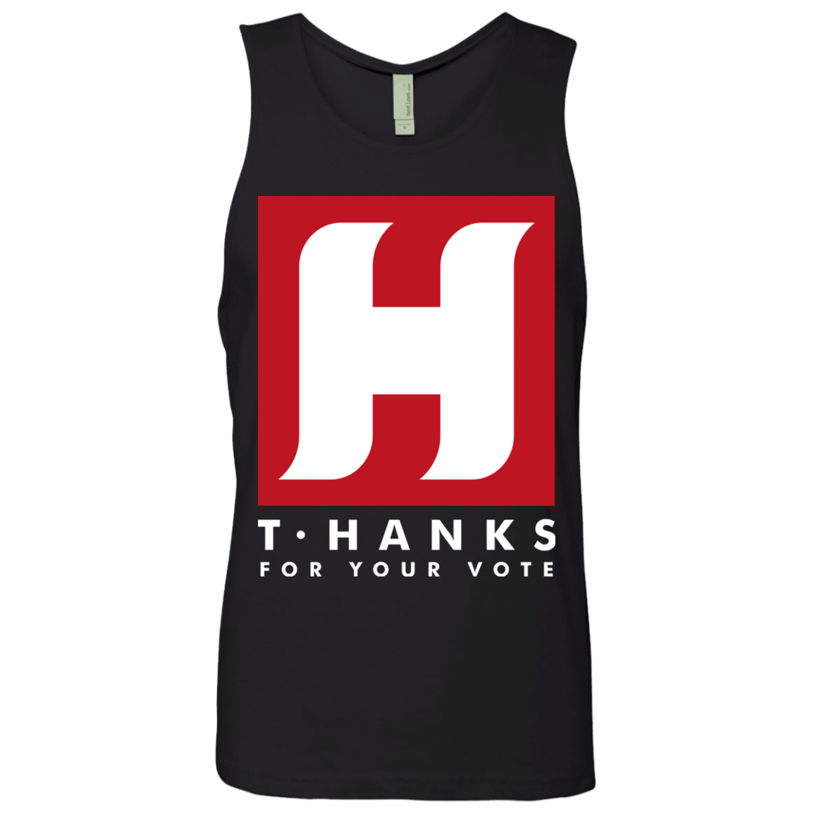 T-Shirts Black / S Tom HANKS For Your Vote Men's Premium Tank Top