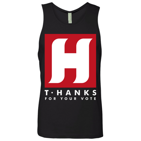 T-Shirts Black / S Tom HANKS For Your Vote Men's Premium Tank Top