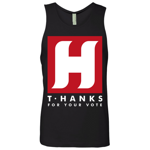 T-Shirts Black / S Tom HANKS For Your Vote Men's Premium Tank Top