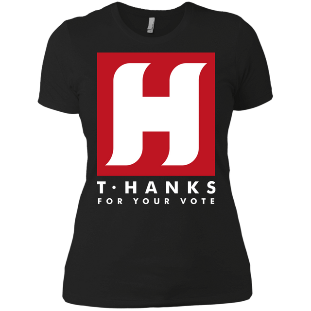 T-Shirts Black / X-Small Tom HANKS For Your Vote Women's Premium T-Shirt
