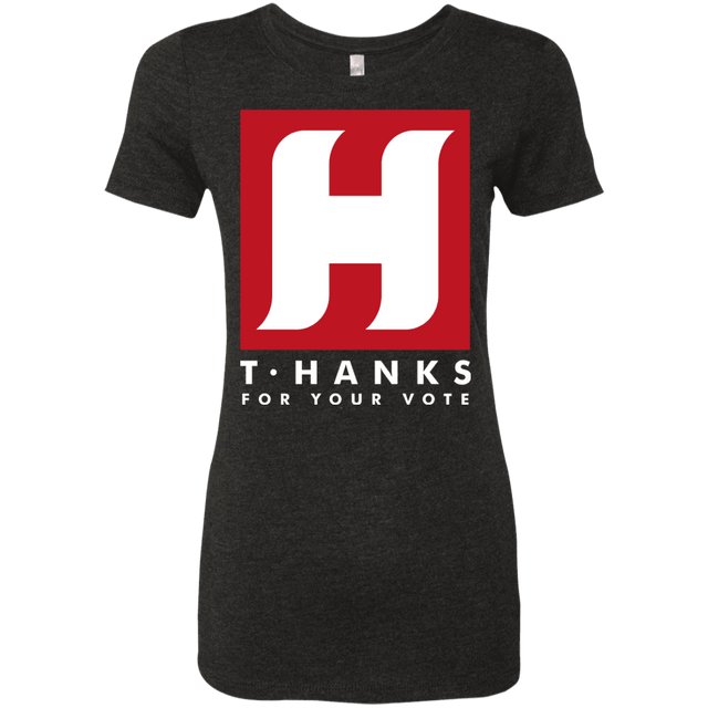T-Shirts Vintage Black / S Tom HANKS For Your Vote Women's Triblend T-Shirt