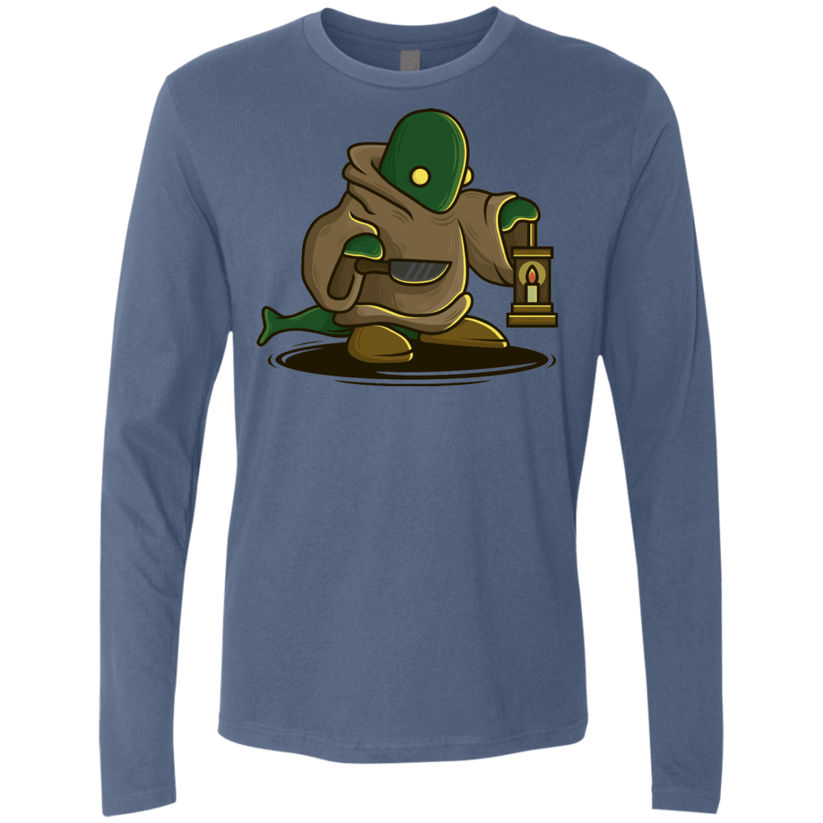 T-Shirts Indigo / Small Tomberi Men's Premium Long Sleeve