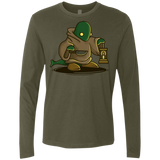 T-Shirts Military Green / Small Tomberi Men's Premium Long Sleeve