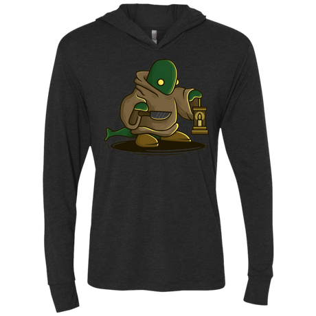 T-Shirts Vintage Black / X-Small Tomberi Triblend Long Sleeve Hoodie Tee