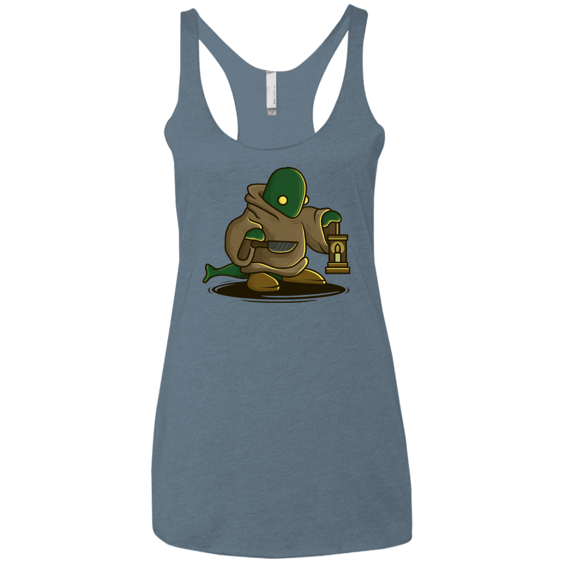 T-Shirts Indigo / X-Small Tomberi Women's Triblend Racerback Tank