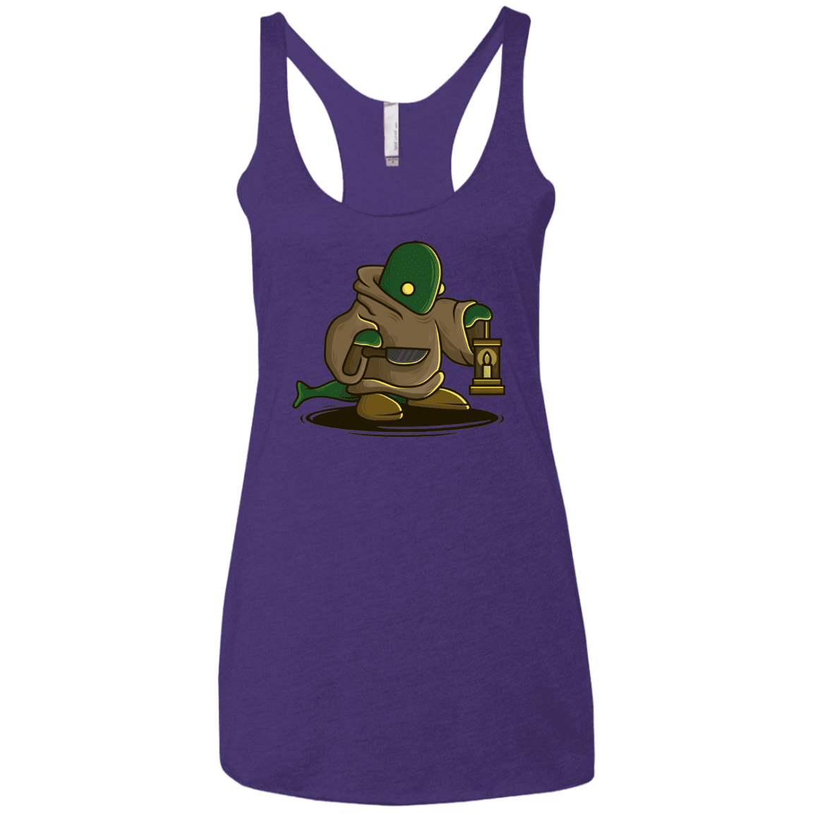 T-Shirts Purple / X-Small Tomberi Women's Triblend Racerback Tank