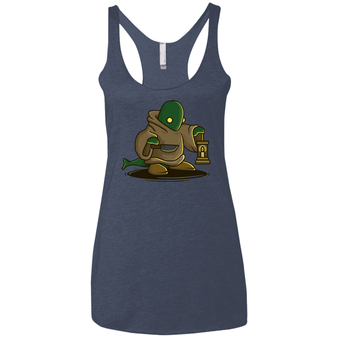 T-Shirts Vintage Navy / X-Small Tomberi Women's Triblend Racerback Tank