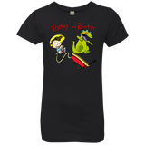 T-Shirts Black / YXS Tommy and Reptar Girls Premium T-Shirt