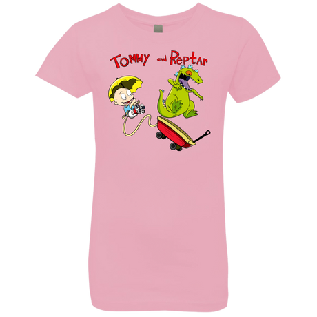 T-Shirts Light Pink / YXS Tommy and Reptar Girls Premium T-Shirt