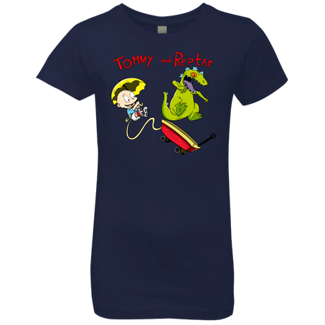 T-Shirts Midnight Navy / YXS Tommy and Reptar Girls Premium T-Shirt