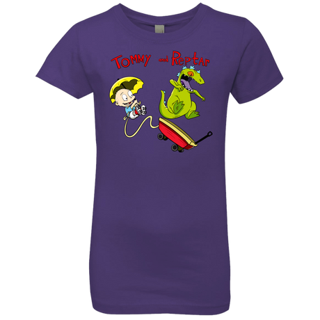 T-Shirts Purple Rush / YXS Tommy and Reptar Girls Premium T-Shirt