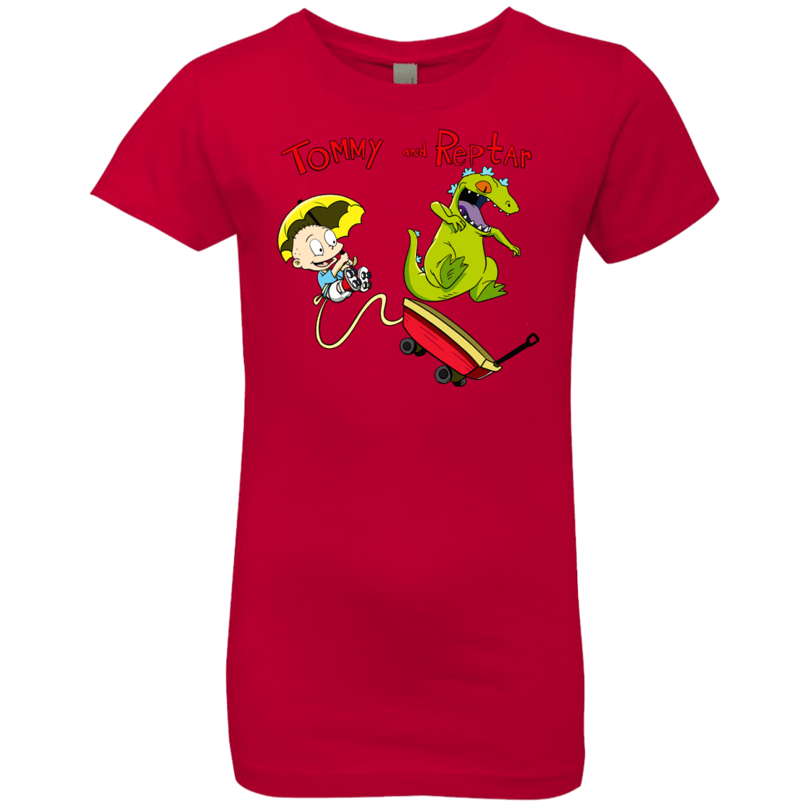 T-Shirts Red / YXS Tommy and Reptar Girls Premium T-Shirt
