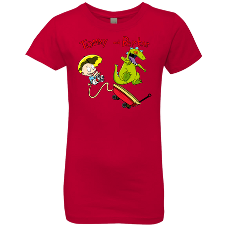 T-Shirts Red / YXS Tommy and Reptar Girls Premium T-Shirt