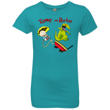 T-Shirts Tahiti Blue / YXS Tommy and Reptar Girls Premium T-Shirt