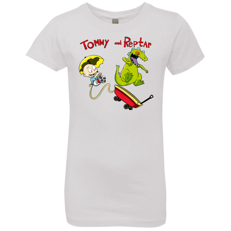 T-Shirts White / YXS Tommy and Reptar Girls Premium T-Shirt