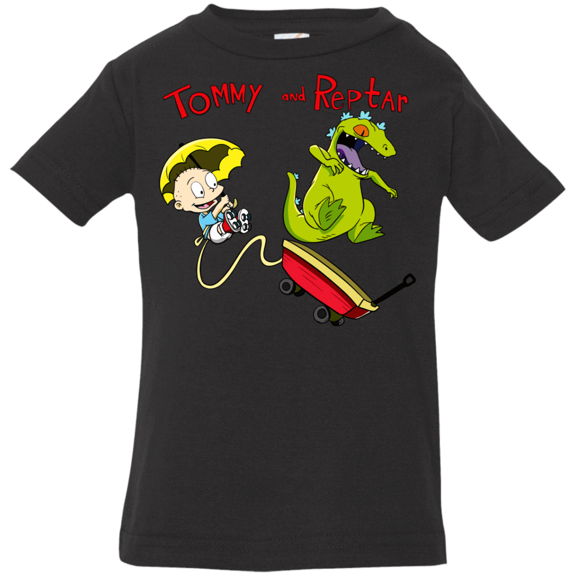 T-Shirts Black / 6 Months Tommy and Reptar Infant Premium T-Shirt