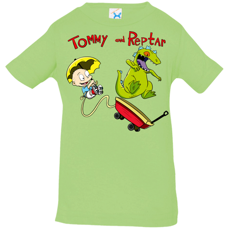 T-Shirts Key Lime / 6 Months Tommy and Reptar Infant Premium T-Shirt