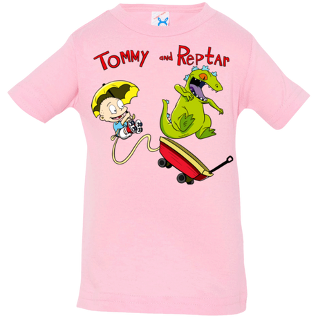 T-Shirts Pink / 6 Months Tommy and Reptar Infant Premium T-Shirt