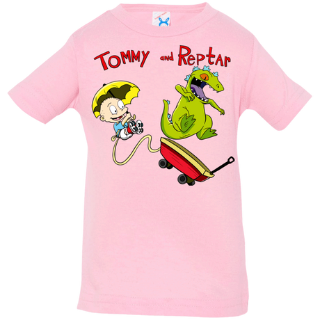 T-Shirts Pink / 6 Months Tommy and Reptar Infant Premium T-Shirt