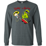 T-Shirts Dark Heather / S Tommy and Reptar Men's Long Sleeve T-Shirt