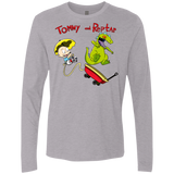 T-Shirts Heather Grey / S Tommy and Reptar Men's Premium Long Sleeve