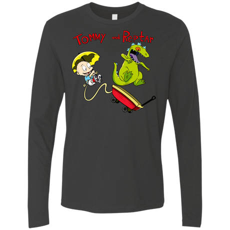 T-Shirts Heavy Metal / S Tommy and Reptar Men's Premium Long Sleeve