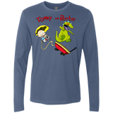 T-Shirts Indigo / S Tommy and Reptar Men's Premium Long Sleeve