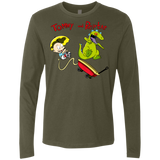 T-Shirts Military Green / S Tommy and Reptar Men's Premium Long Sleeve