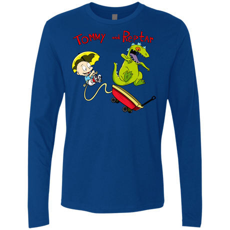T-Shirts Royal / S Tommy and Reptar Men's Premium Long Sleeve