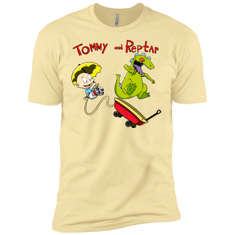 T-Shirts Banana Cream / X-Small Tommy and Reptar Men's Premium T-Shirt