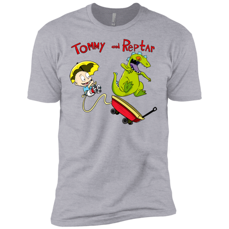 T-Shirts Heather Grey / X-Small Tommy and Reptar Men's Premium T-Shirt