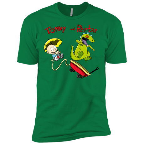 T-Shirts Kelly Green / X-Small Tommy and Reptar Men's Premium T-Shirt