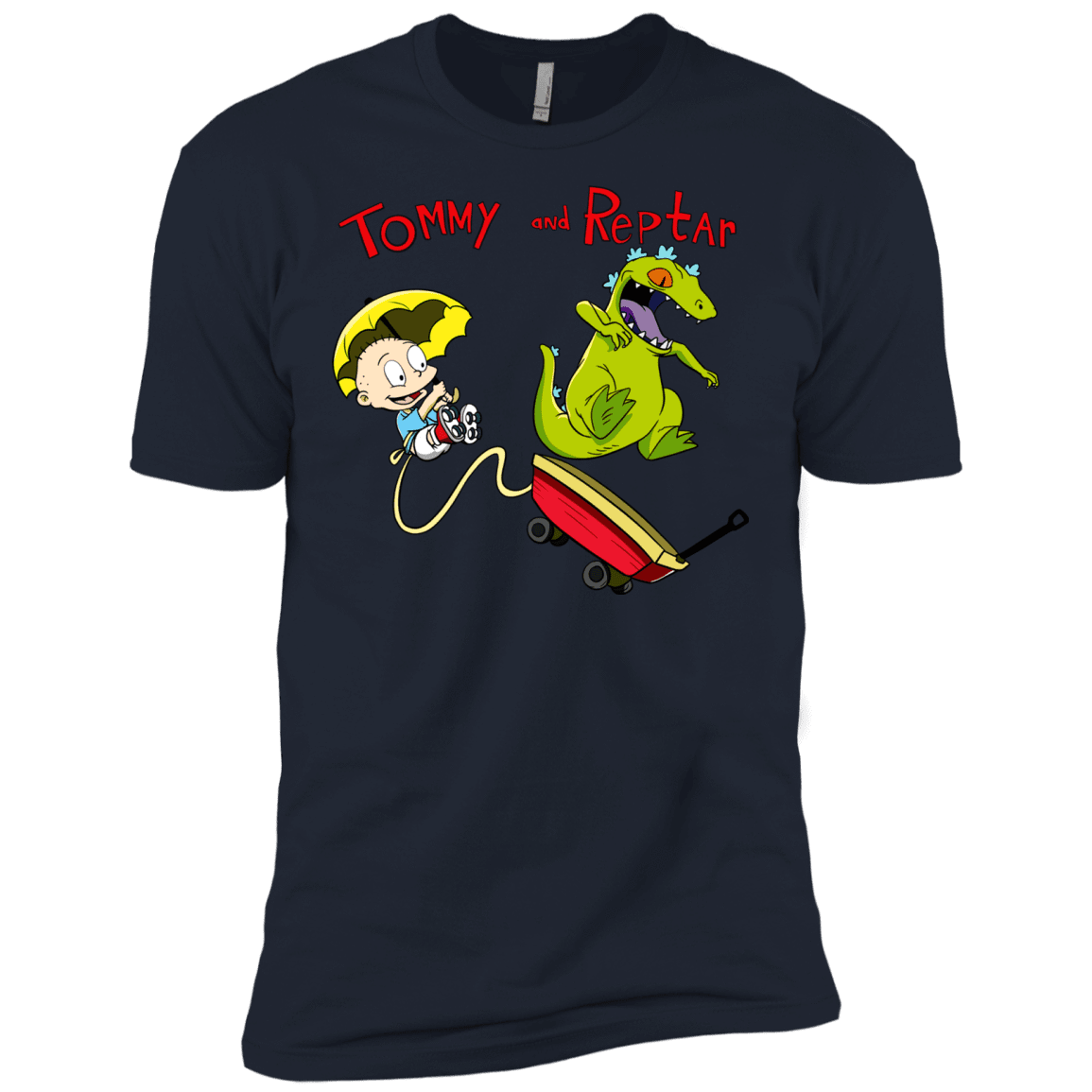 T-Shirts Midnight Navy / X-Small Tommy and Reptar Men's Premium T-Shirt
