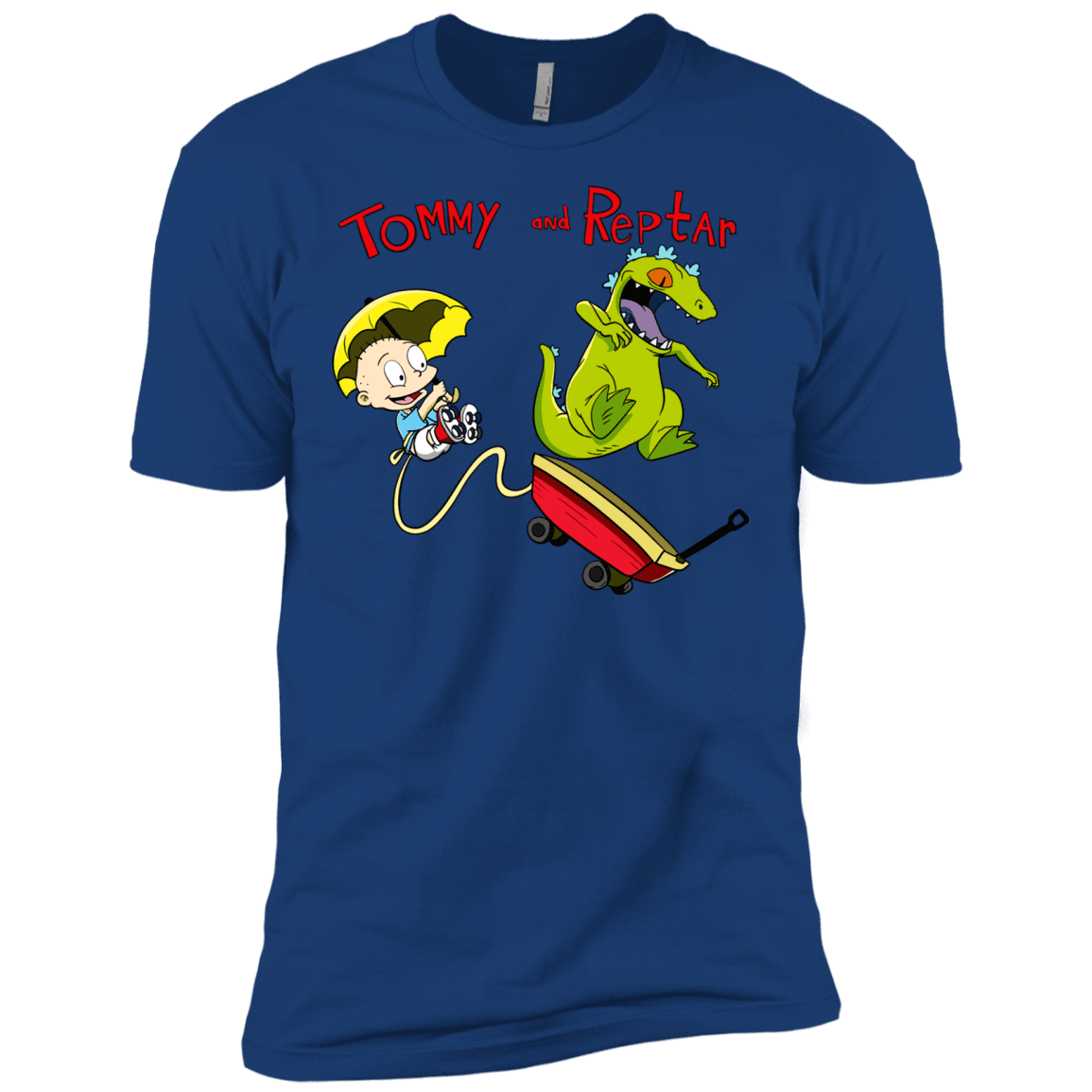 T-Shirts Royal / X-Small Tommy and Reptar Men's Premium T-Shirt