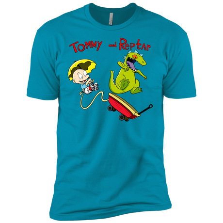 T-Shirts Turquoise / X-Small Tommy and Reptar Men's Premium T-Shirt